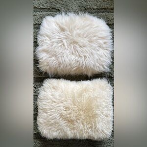 Vintage sheepskin Accent Pillows